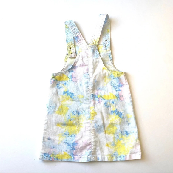 Girls Pastel Colors Overall Dress - Picture 2 of 6